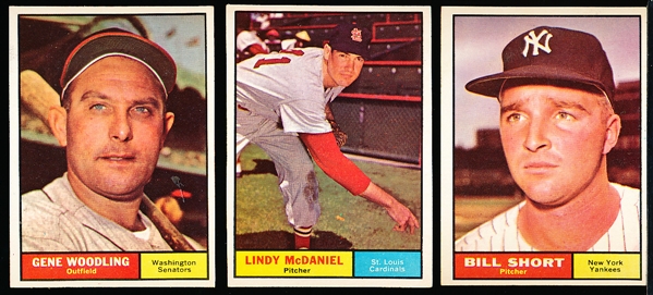 1961 Topps Baseball- 20 Diff