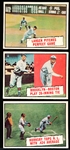 1961 Topps Baseball- 3 Diff “Baseball Thrills”