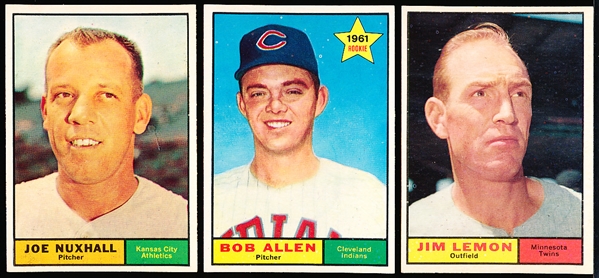 1961 Topps Baseball- 20 Diff