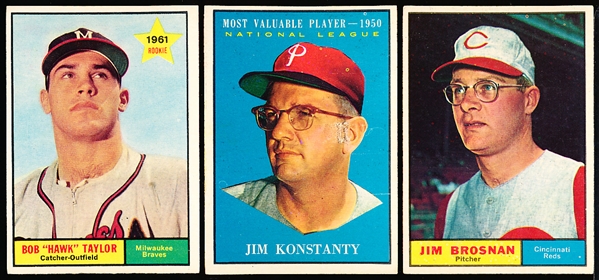 1961 Topps Baseball- 36 Diff