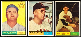 1961 Topps Bb- 3 Diff Hi#’s