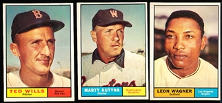 1961 Topps Bb- 3 Diff Hi#’s