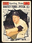 1961 Topps Bb- Hi#- #586 White Ford All Star