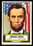 1952 Topps “Look’ N See”- #4 Abraham Lincoln SP
