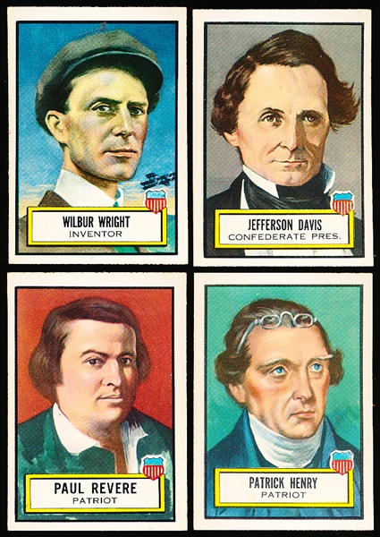 1952 Topps “Look’ N See”- 4 Diff