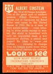 1952 Topps “Look’ N See”- #20 Albert Einstein SP!