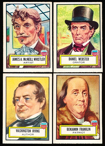 1952 Topps “Look’ N See”- 4 Diff