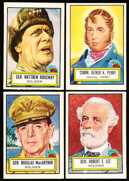 1952 Topps “Look’ N See”- 4 Diff