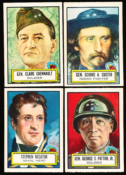 1952 Topps “Look’ N See”- 4 Diff