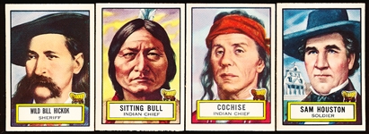 1952 Topps “Look’ N See”- 4 Diff