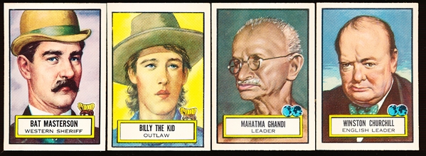 1952 Topps “Look’ N See”- 4 Diff