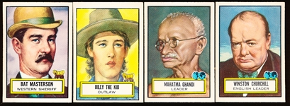 1952 Topps “Look’ N See”- 4 Diff