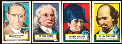 1952 Topps “Look’ N See”- 4 Diff
