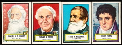 1952 Topps “Look’ N See”- 4 Diff