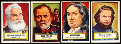 1952 Topps “Look’ N See”- 4 Diff
