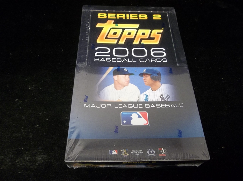 2006 Topps Baseball- Series #2- One Unopened Wax Box