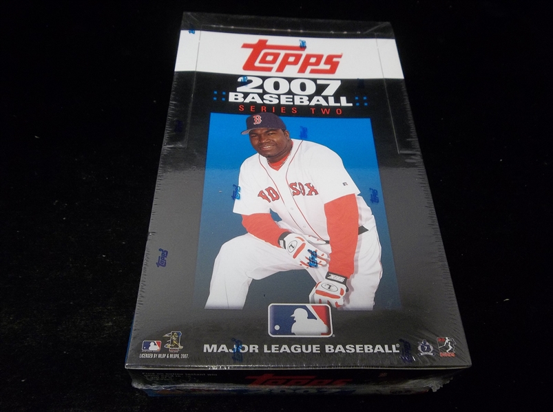 2007 Topps Baseball- Series #2- One Unopened Wax Box