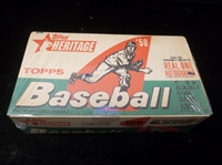 2007 Topps Heritage Baseball- One Unopened Wax Box