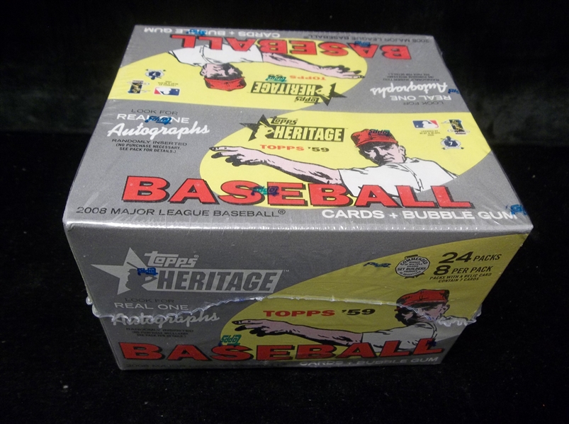 2008 Topps Heritage Baseball- One Unopened Retail Box