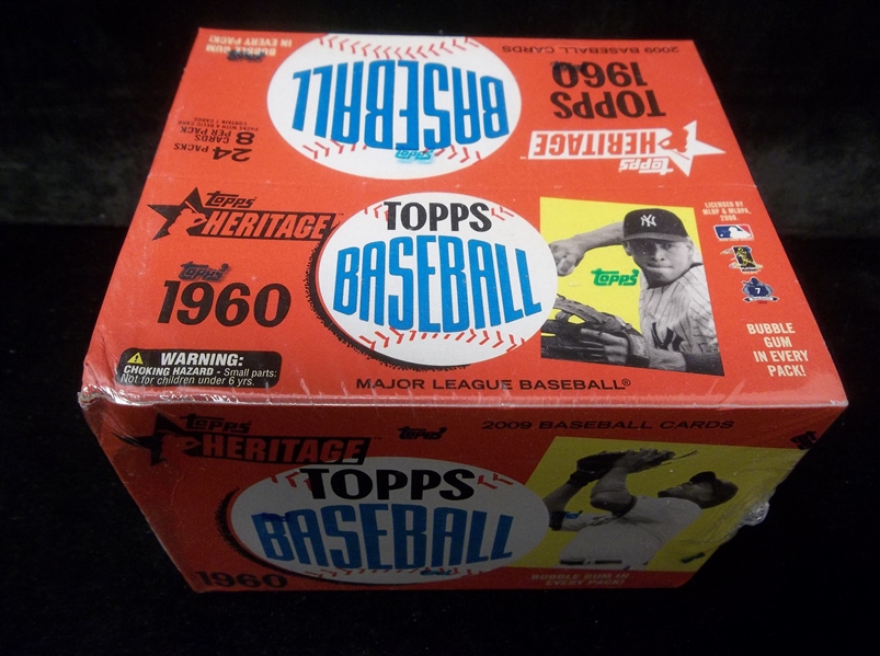 2009 Topps Heritage Baseball- One Unopened Retail Wax Box