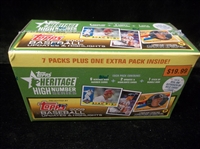 2009 Topps Heritage Updates & Highlights Baseball- One Unopened Blaster Box