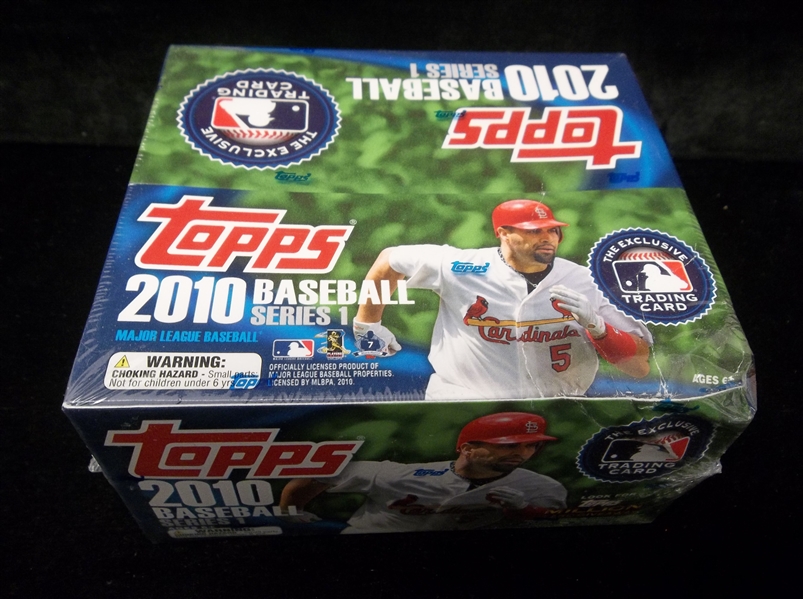 2010 Topps Baseball- Series #1- One Unopened Wax Box