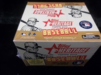 2010 Topps Heritage Baseball- One Unopened Wax Box