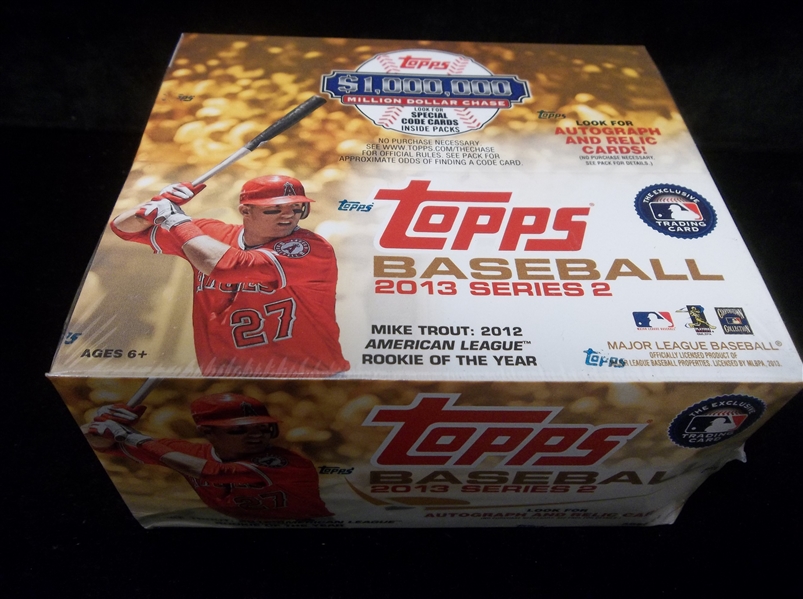 2013 Topps Baseball- Series #2- One Unopened Wax Box