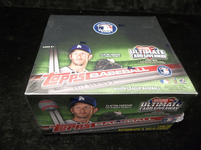 2017 Topps Baseball- Series #2- One Factory Sealed 24-Pack Box