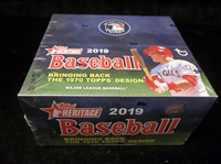 2019 Topps Heritage Baseball- One Unopened Wax Box