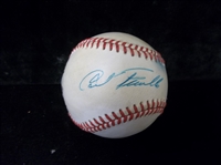 Autographed Carl Furillo Official NL (Giamatti) Baseball- Beckett Authenticated