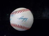 Autographed Carl Furillo Official NL (Giamatti) Baseball- Beckett Authenticated