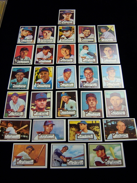 1983 Topps Chicago Cubs ’52 Topps Reprint Team Set of 28 Cards