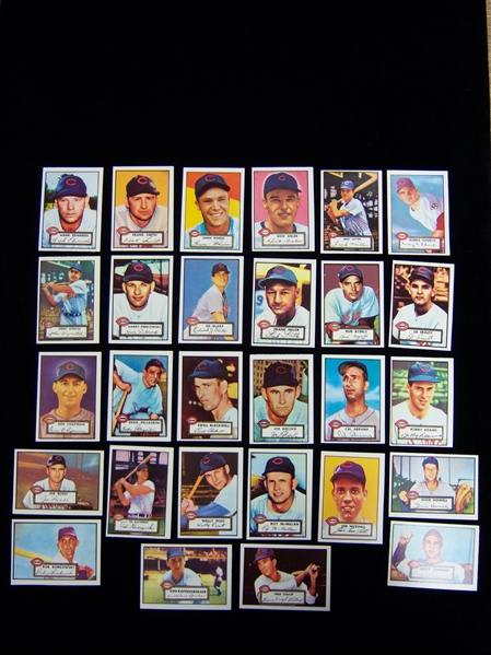 1983 Topps Cincinnati Reds ’52 Topps Reprint Team Set of 28 Cards- 2 Sets