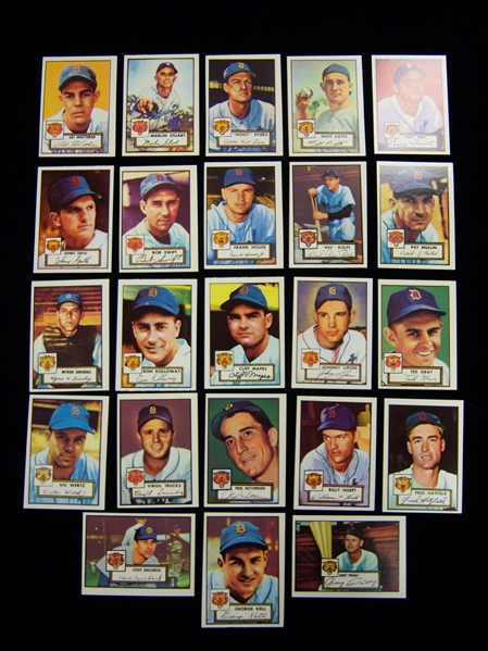 1983 Topps Detroit Tigers ’52 Topps Reprint Team Set of 23 Cards