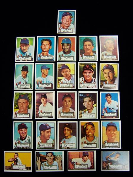 1983 Topps New York Giants ’52 Topps Reprint Team Set of 25 Cards