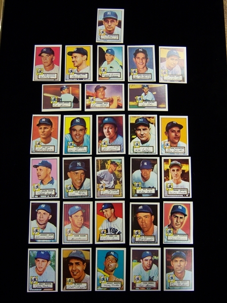 1983 Topps New York Yankees ’52 Topps Reprint Team Set of 29 Cards
