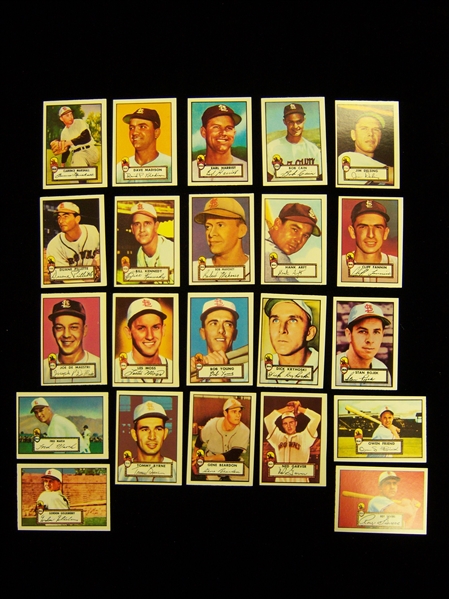 1983 Topps St. Louis Browns ’52 Topps Reprint Team Set of 22 Cards