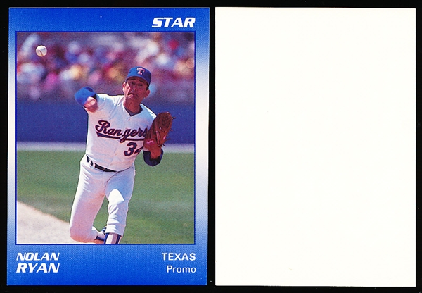 1990? Star Nolan Ryan Bsbl. “Blue Promo- 55 Cards