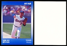 1990? Star Nolan Ryan Bsbl. “Blue Promo- 55 Cards