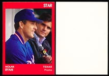 1991 Star Nolan Ryan Bsbl. “Red Promo”- 100 Cards