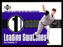 2003 Upper Deck Bsbl. “Leading Swatches” #LS-CS Curt Schilling, D-Backs