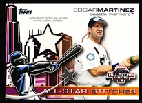 2004 Topps Bsbl. “All-Star Stitches” #ASR-EM Edgar Martinez, Mariners
