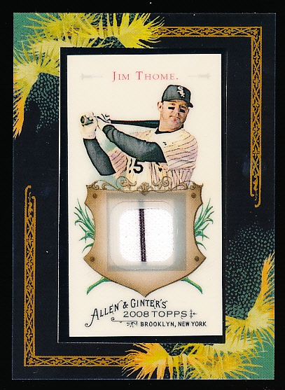 2008 Allen & Ginter Bsbl. “Relic” #AGR-JT Jim Thome, White Sox