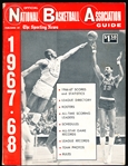 1967-68 The Sporting News NBA Guide- W. Chamberlain/ N. Thurmond Cover