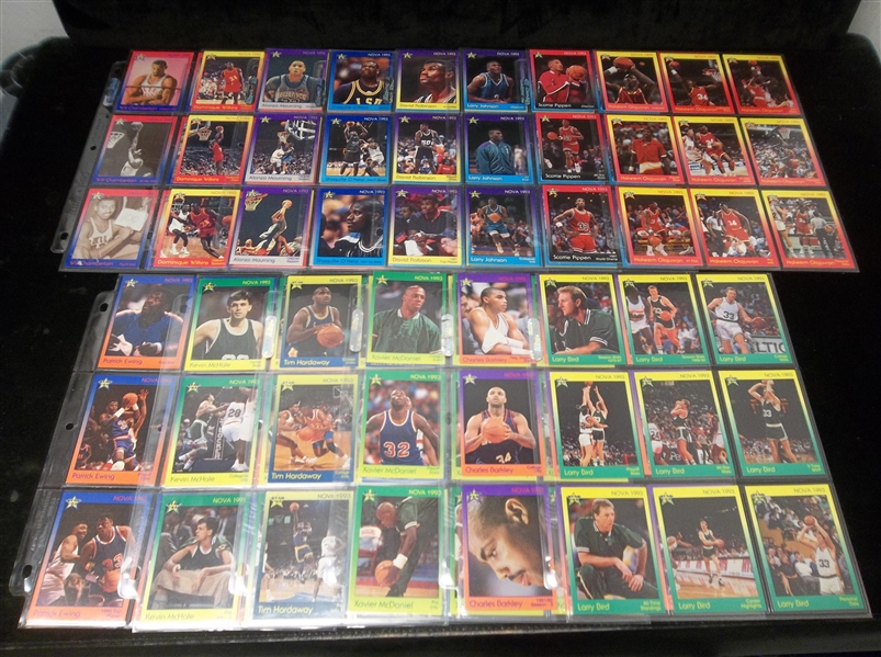 1993 Star Nova Bskbl.- 1 Complete Set of 126 Cards in Pages