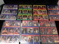 1993 Star Nova Bskbl.- 12 Asst., 7 Diff. Player Sets of 9 Cards in Pages