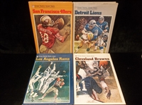 1973-74 NFL Team Hardcover Books “Great Teams Great Years” Series- 4 Diff. Books