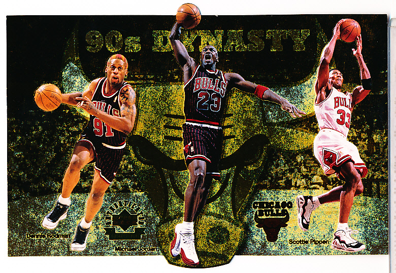 Lot Detail - 1997 Upper Deck “90’s Dynasty” Chicago Bulls Limited Ed. 5 ...