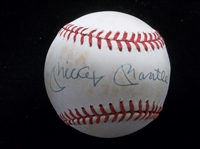 Autographed Mickey Mantle MLB Official AL Bsbl.- JSA Certified